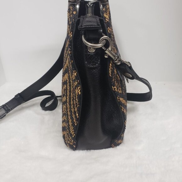 Patricia Nash 10th Anniversary Aria Shopper Tribal Satchel Crossbody - Picture 7 of 16